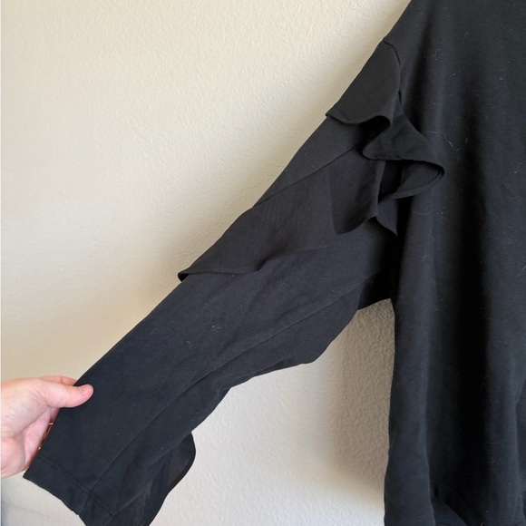 A New Day Black Crew Neck Top - Picture 4 of 4